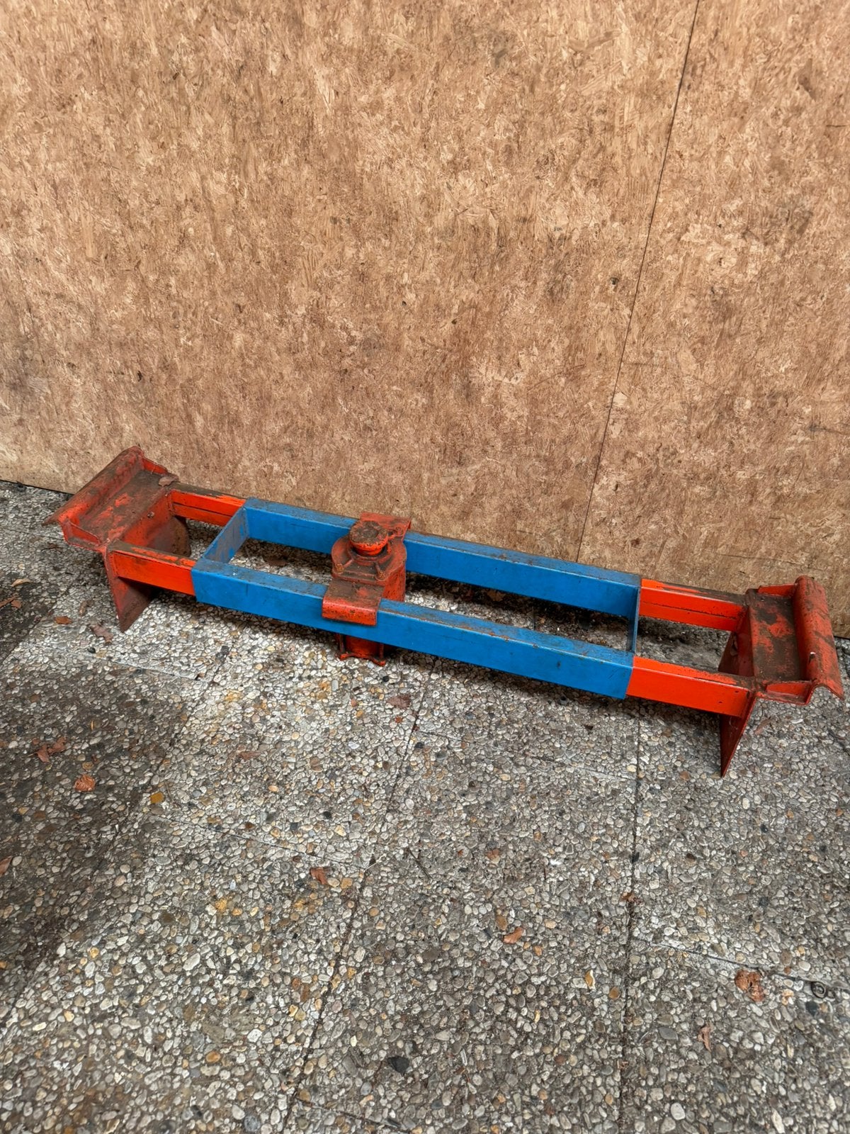 Lucht krik op 4 kolommen brug, Ophalen, Gebruikt, Pneumatisch, Garagekrik