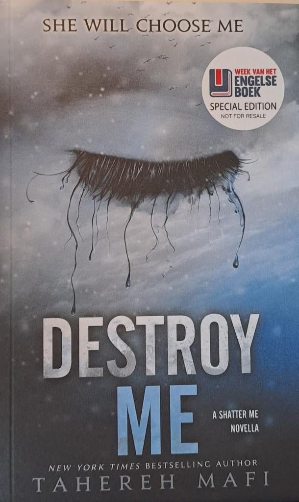 Destroy me - Tahereh Mafi, Boeken, Ophalen of Verzenden, Zo goed als nieuw, Tahereh Mafi