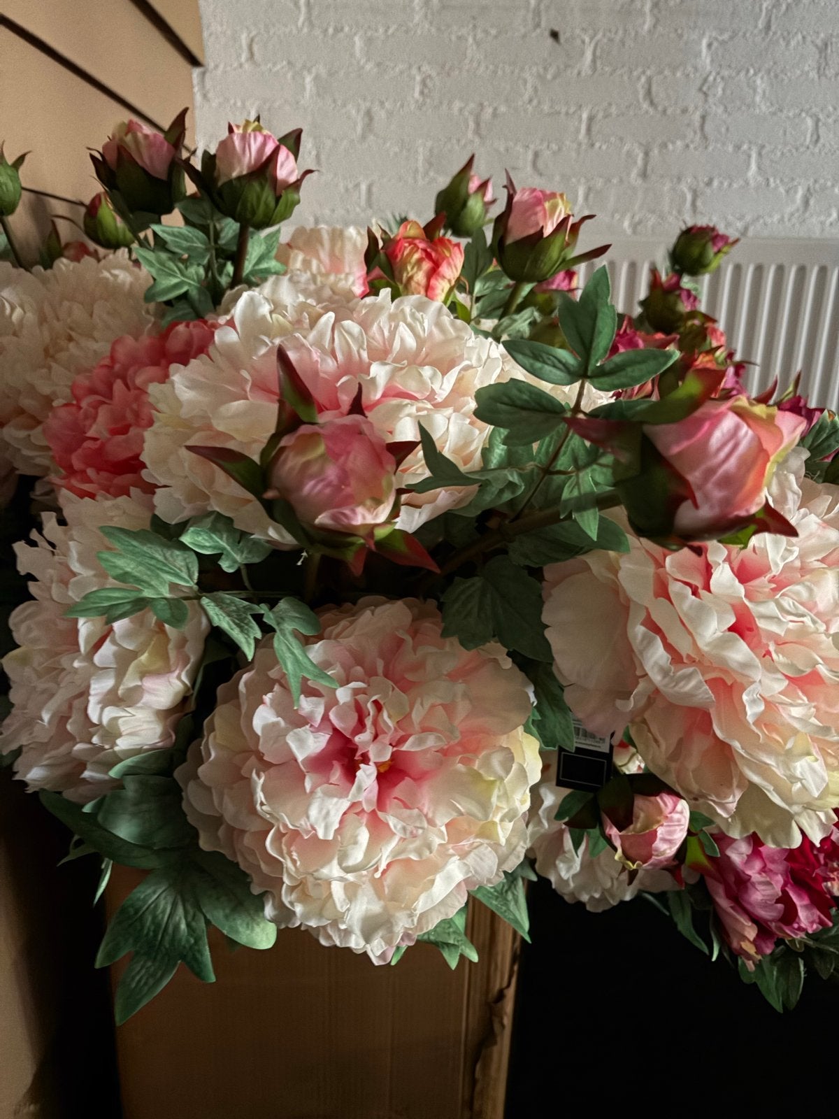 GEVRAAGD GEVRAAGD Grote partij zijden bloemen, Binnen, Gebruikt, Kunstbloem, Zijde