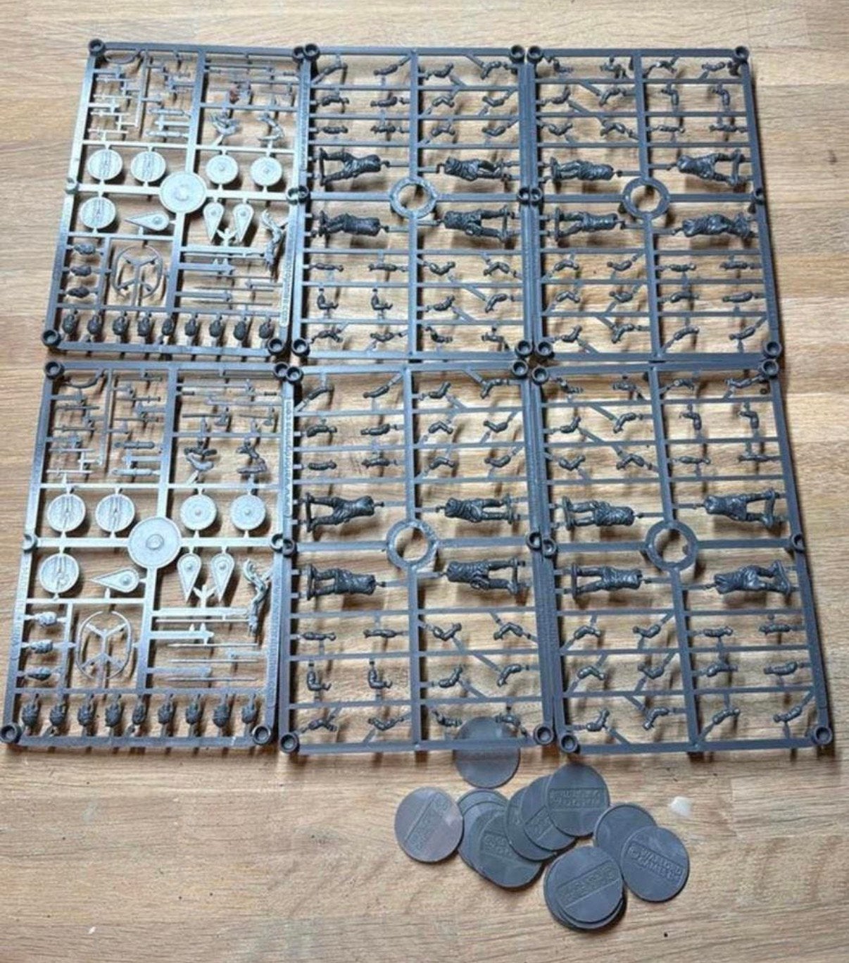 Warlord games - Saxon Fyrd Warriors Frames #5, Ophalen of Verzenden, Zo goed als nieuw, Overige soorten