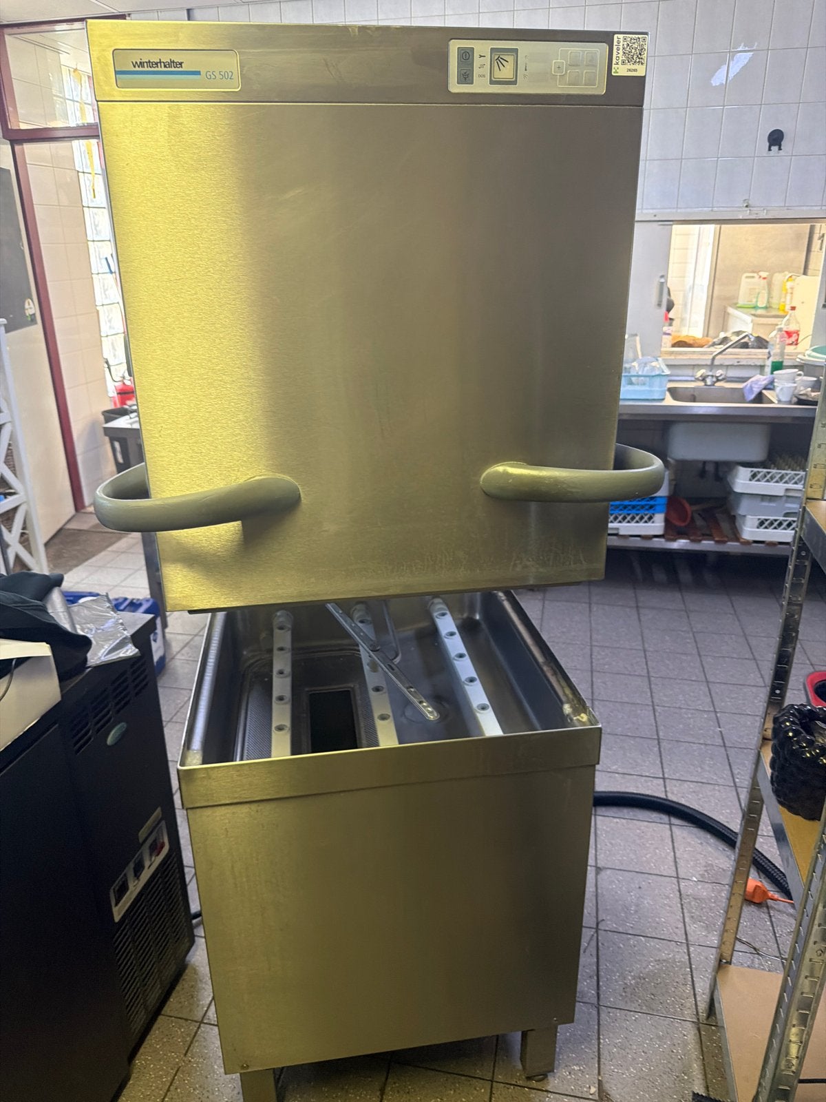 Winterhalter GS 502 professionele vaatwasser, Gebruikt, 60 cm of meer, 14 tot 18 liter, Ophalen of Verzenden