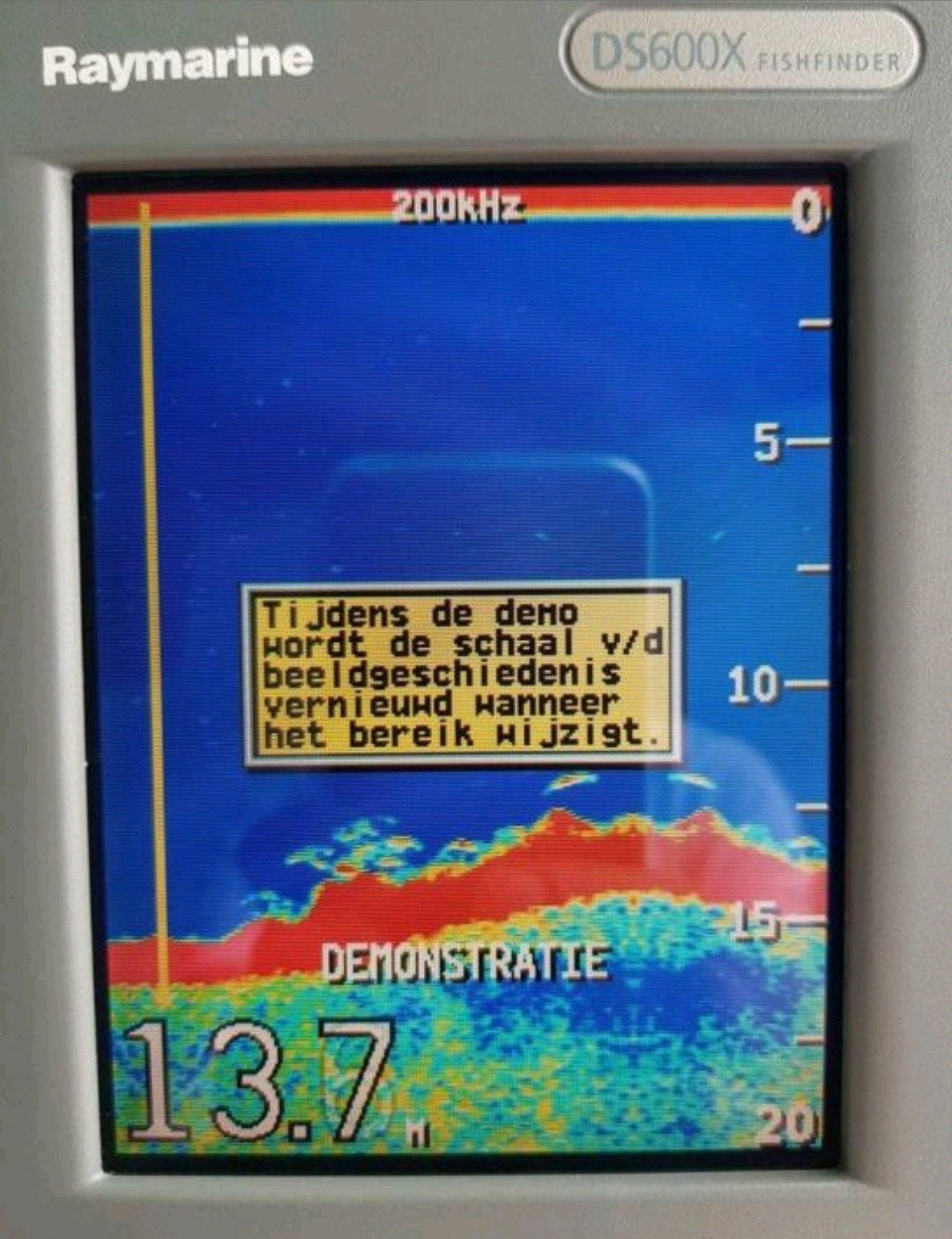 Raymarine DS600X Fishfinder DISPLAY E32020, Ophalen of Verzenden, Zo goed als nieuw, Kaartplotter of Fish Finder