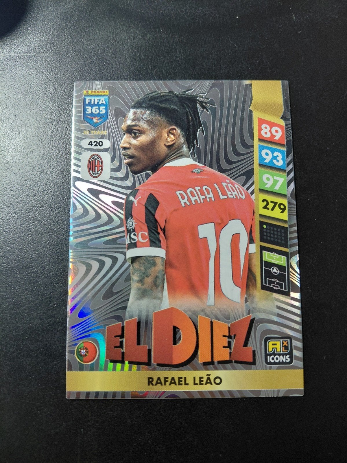rafael leao (ac milan) el diez panini, Ophalen of Verzenden, Nieuw, Buitenlandse clubs, Poster, Plaatje of Sticker