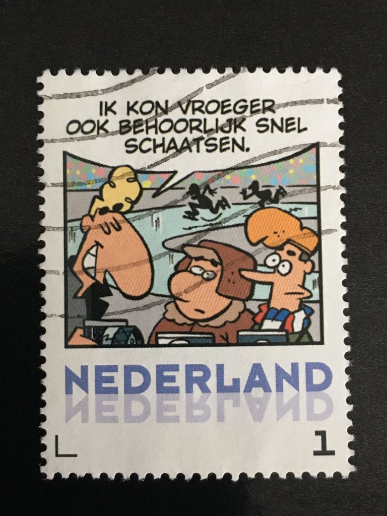 2238 Persoonlijk - Cartoon (1) - gestempeld, Ophalen of Verzenden, Na 1940, Gestempeld