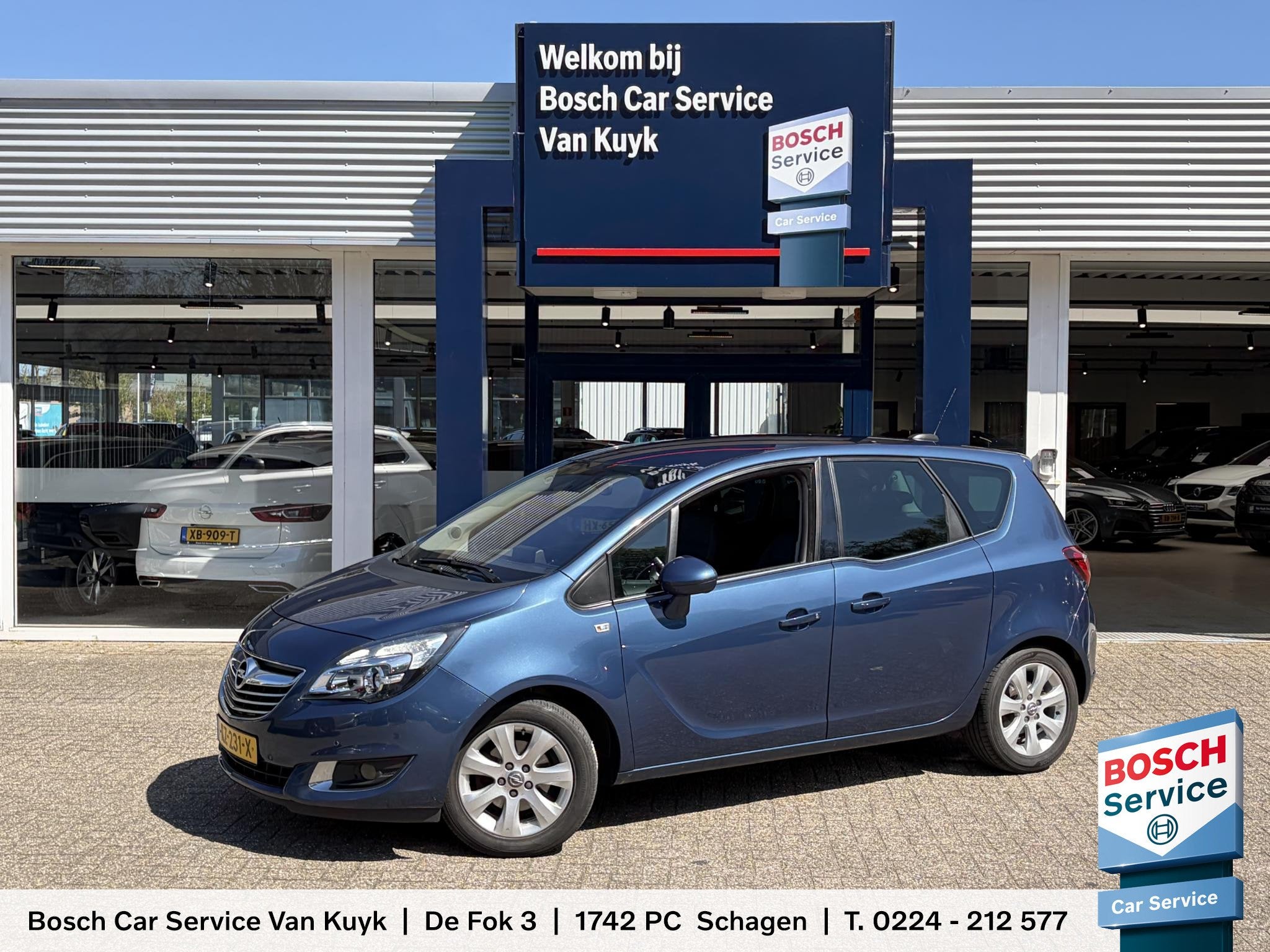 Opel Meriva 1.4 Turbo Blitz / NL-Auto / 1e-Eigenaar / Stuur-, Voorwielaandrijving, Stof, Gebruikt, 4 cilinders