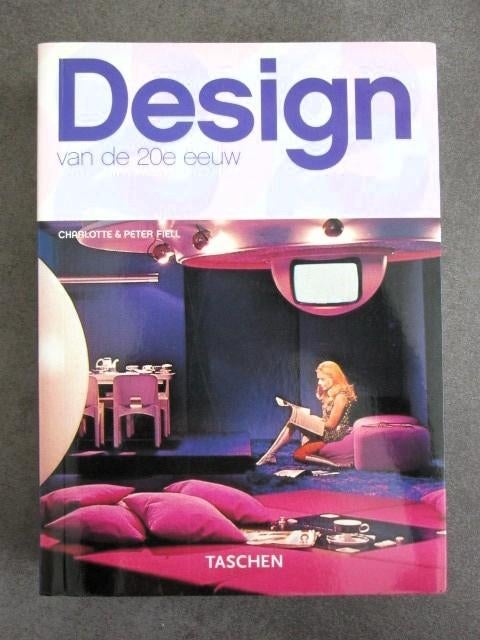 Taschen boek Design van de 20e eeuw Charlotte en Peter Fiell, Boeken, Kunst en Cultuur | Fotografie en Design, Ophalen of Verzenden