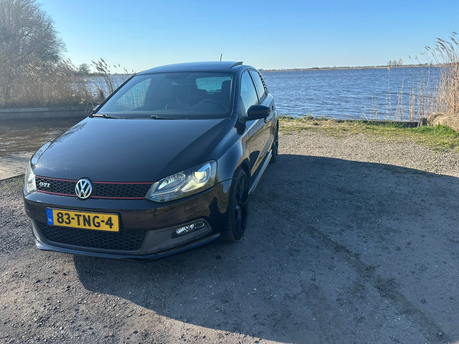 Volkswagen Polo 1.4 GTI DSG 2012, Bluetooth, 1169 kg, Zwart, 4 cilinders