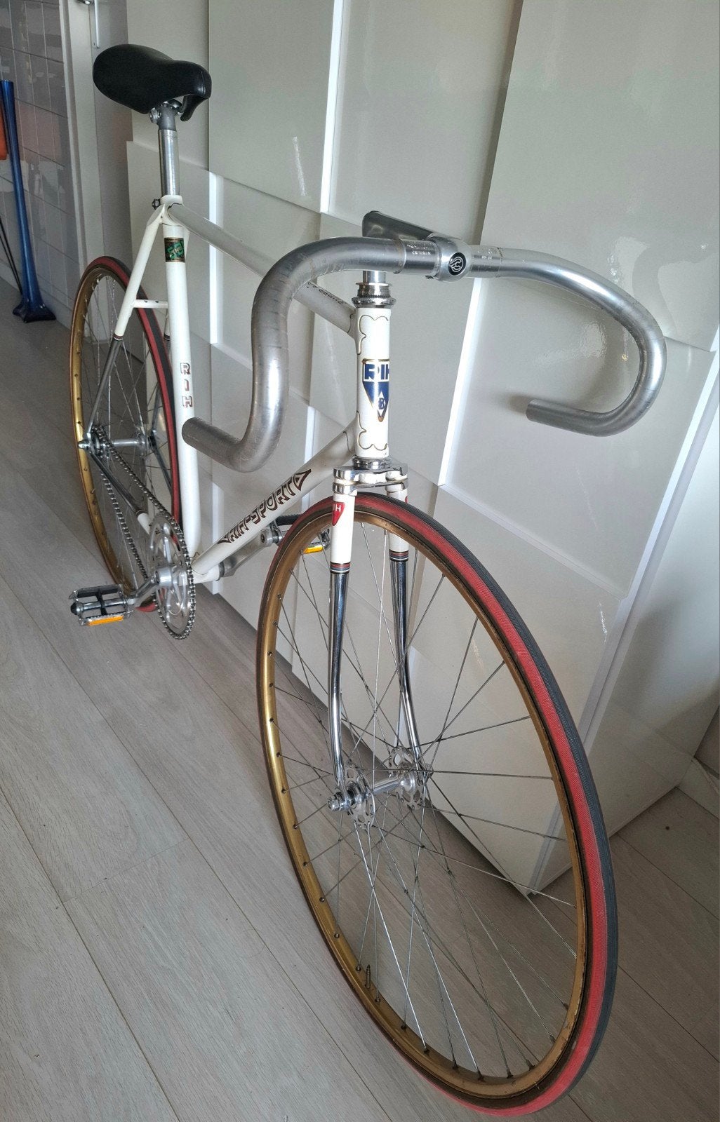 Vintage Rih Campagnolo Baanfiets Piste fixed gear racefiets!, 53 tot 57 cm, Ophalen, Zo goed als nieuw, Overige merken