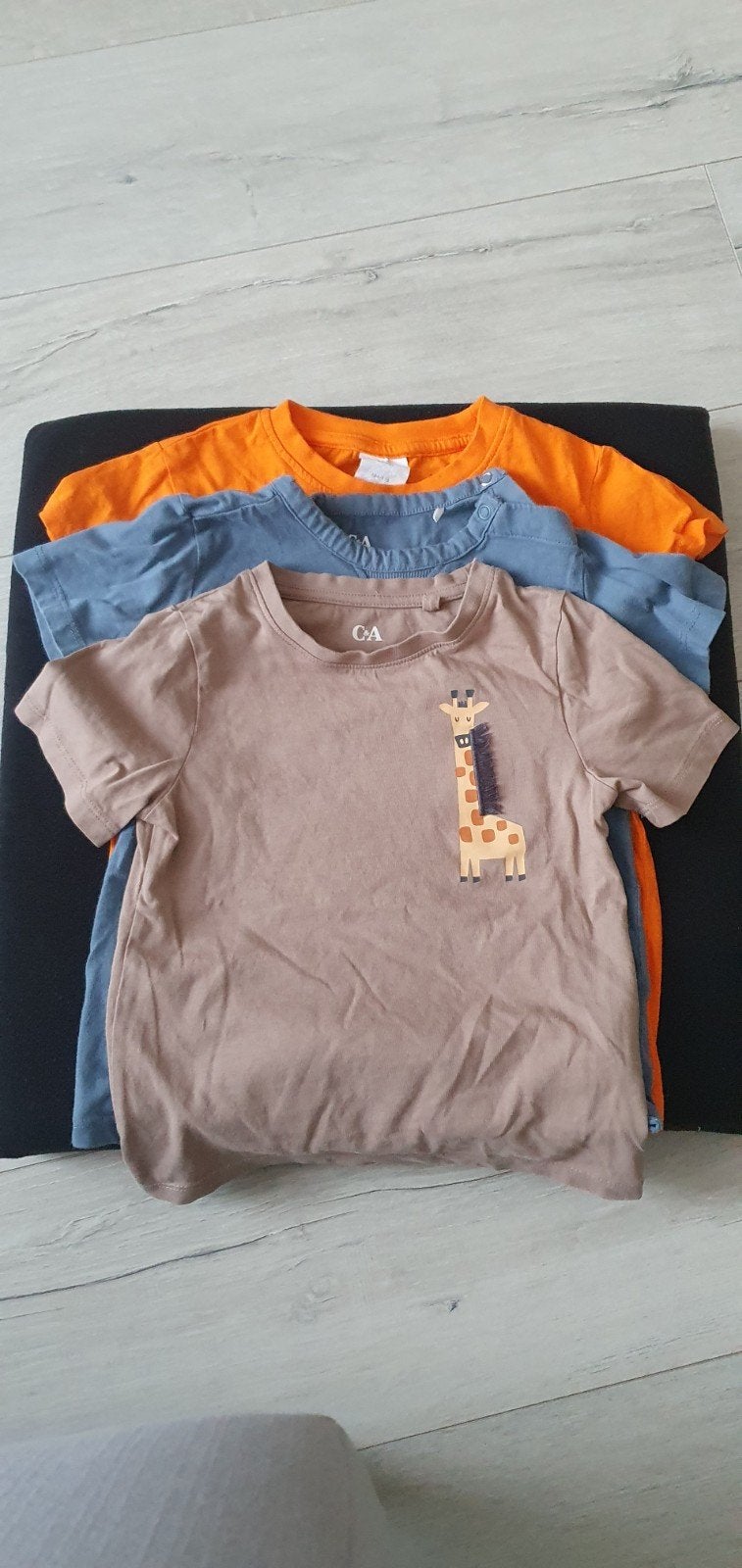3 T-shirts voor baby/peuter. Maat 104, Ophalen of Verzenden, Gebruikt, C&A, Disney, Jongetje of Meisje