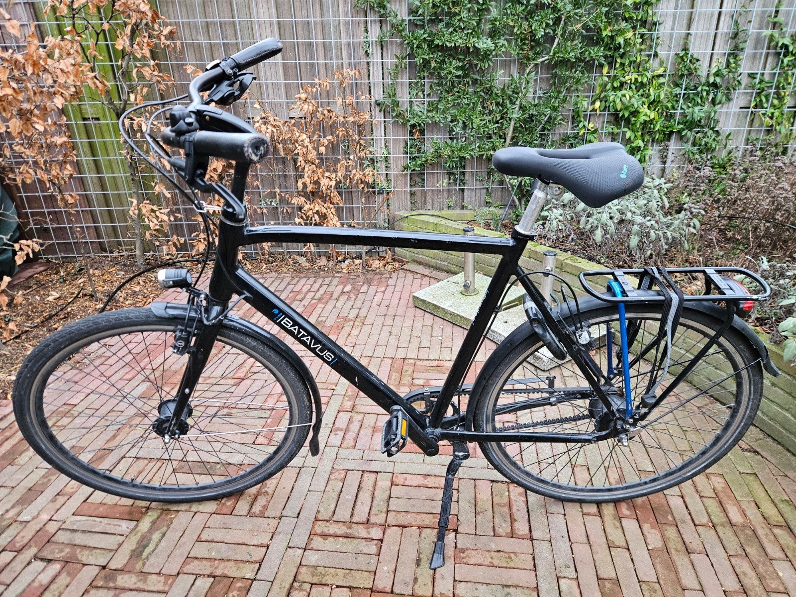 Batavus Dinsdag Exclusive Heren Zwart Framemaat 61 cm, Ophalen, Gebruikt, Batavus
