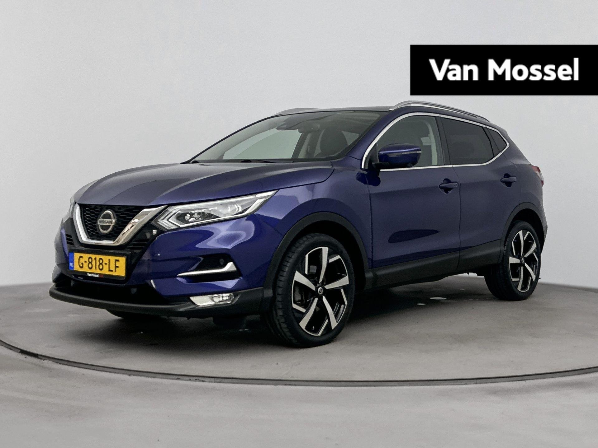Nissan Qashqai 1.3 DIG-T Tekna | airco automatisch | Apple C, Gebruikt, Euro 6, 1290 kg, Leder en Stof