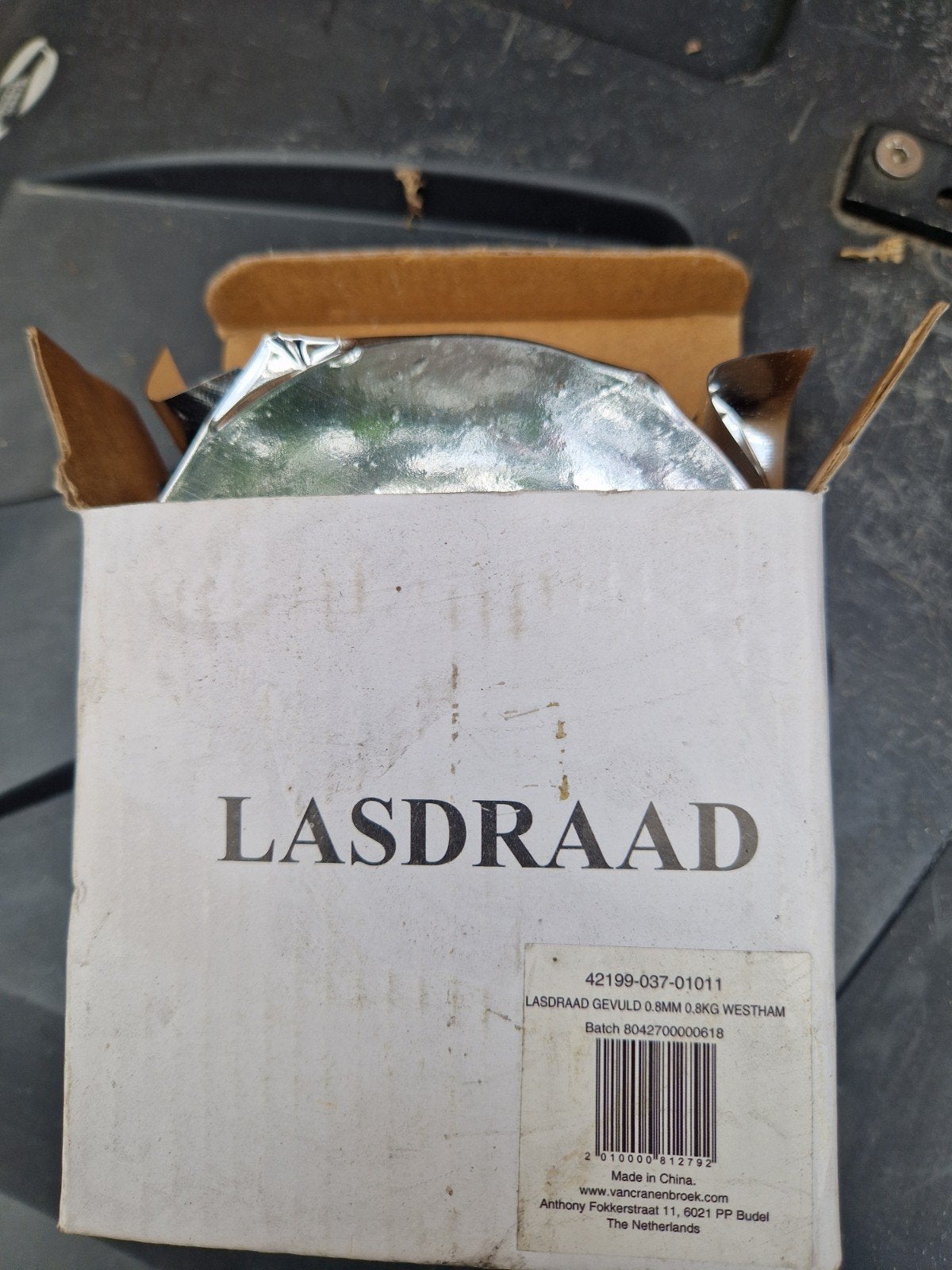 Lasdraad gevuld nieuw in doos., Ophalen of Verzenden, Nieuw, Minder dan 150 ampère