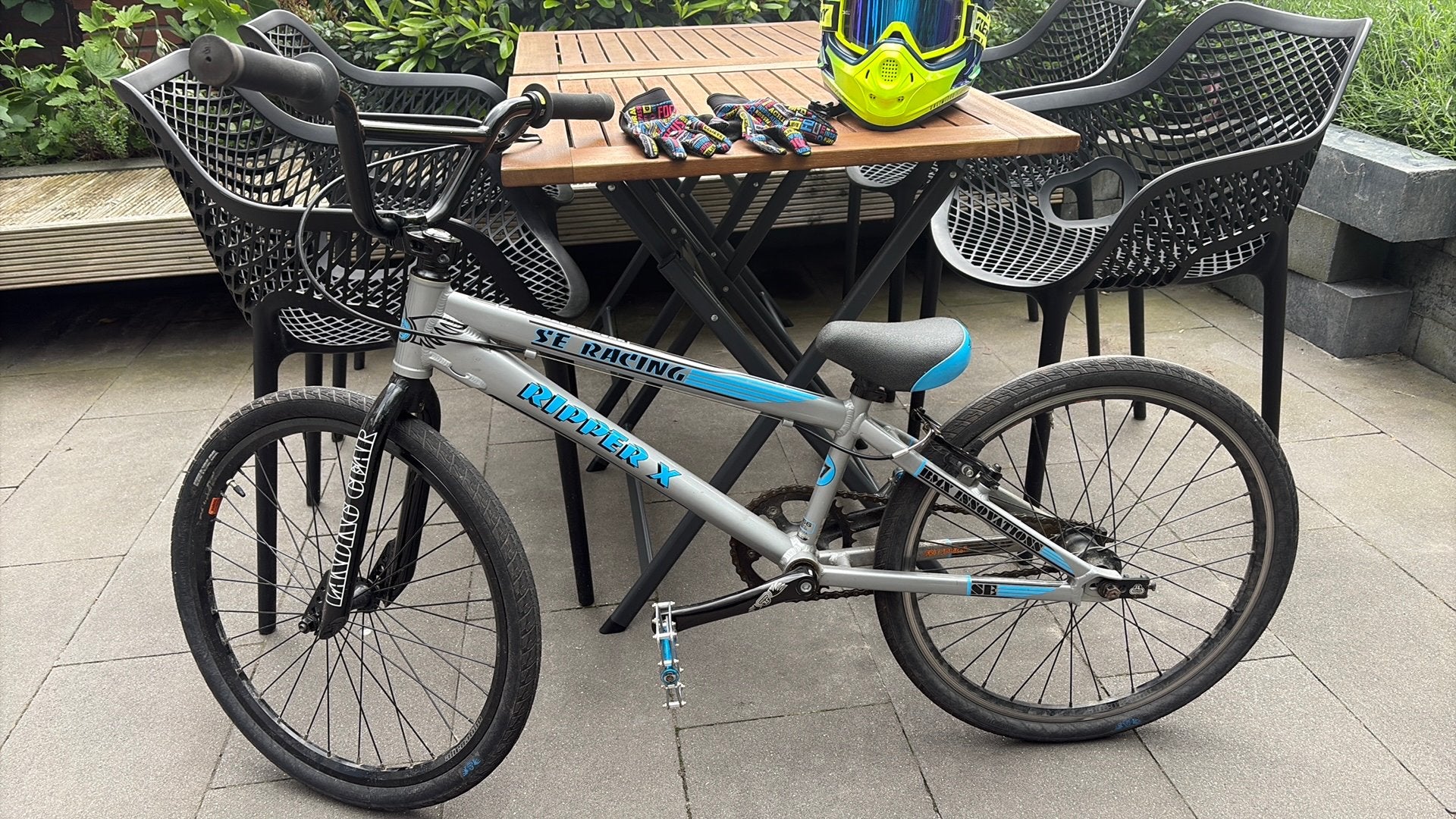 SE Racing Ripper X BMX Fiets met Helm en Handschoenen, Fietsen en Brommers, Fietsen | Crossfietsen en BMX, Ophalen, Gebruikt, Velgrem