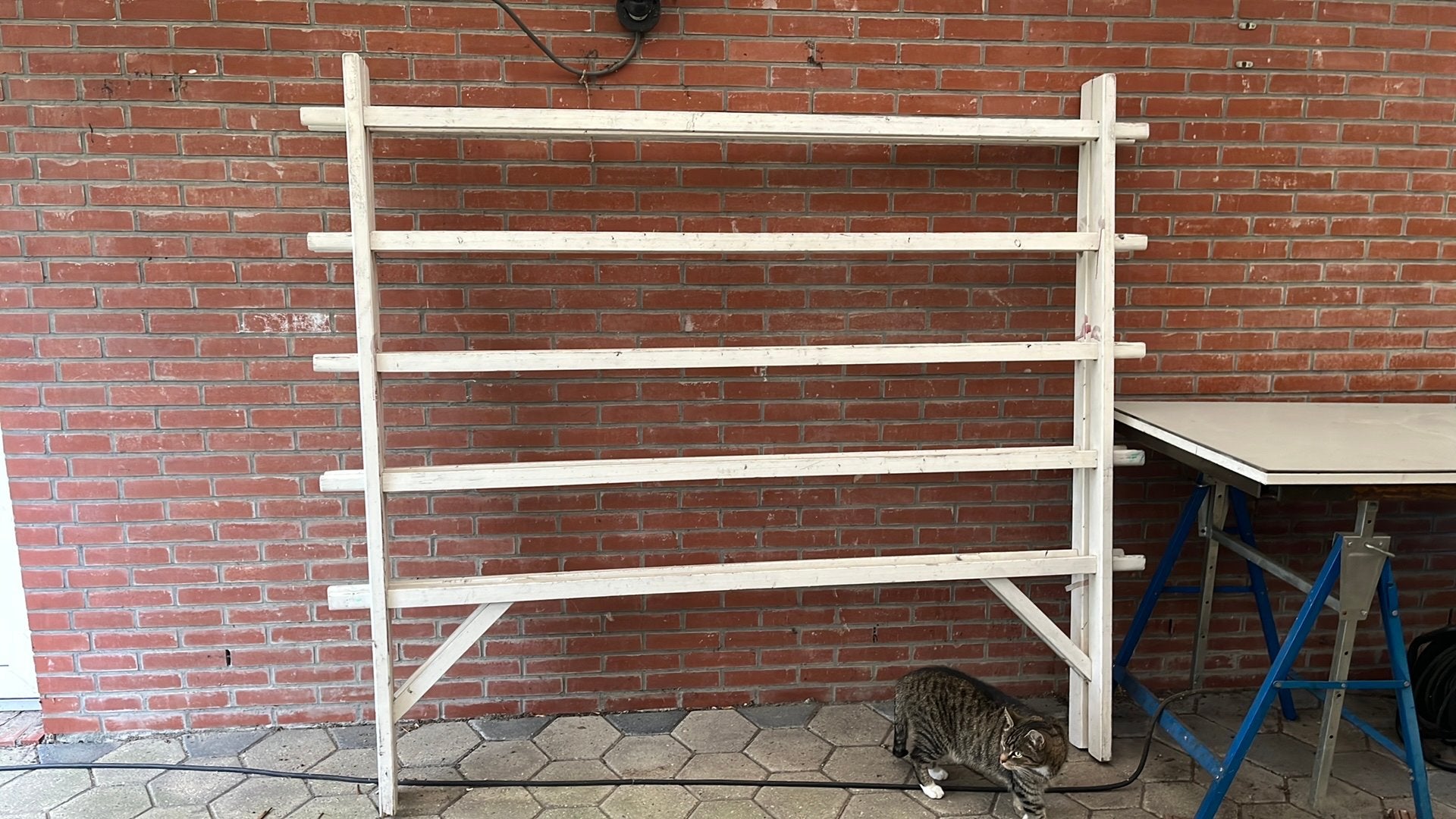 Linnenrek, Tuin en Terras, Ophalen, Zo goed als nieuw, Wasrek