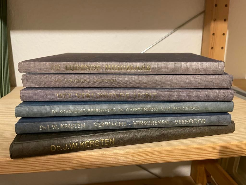 Ds. J.W. Kersten, een verzameling, Boeken, Ophalen of Verzenden, Gelezen, Christendom | Protestants