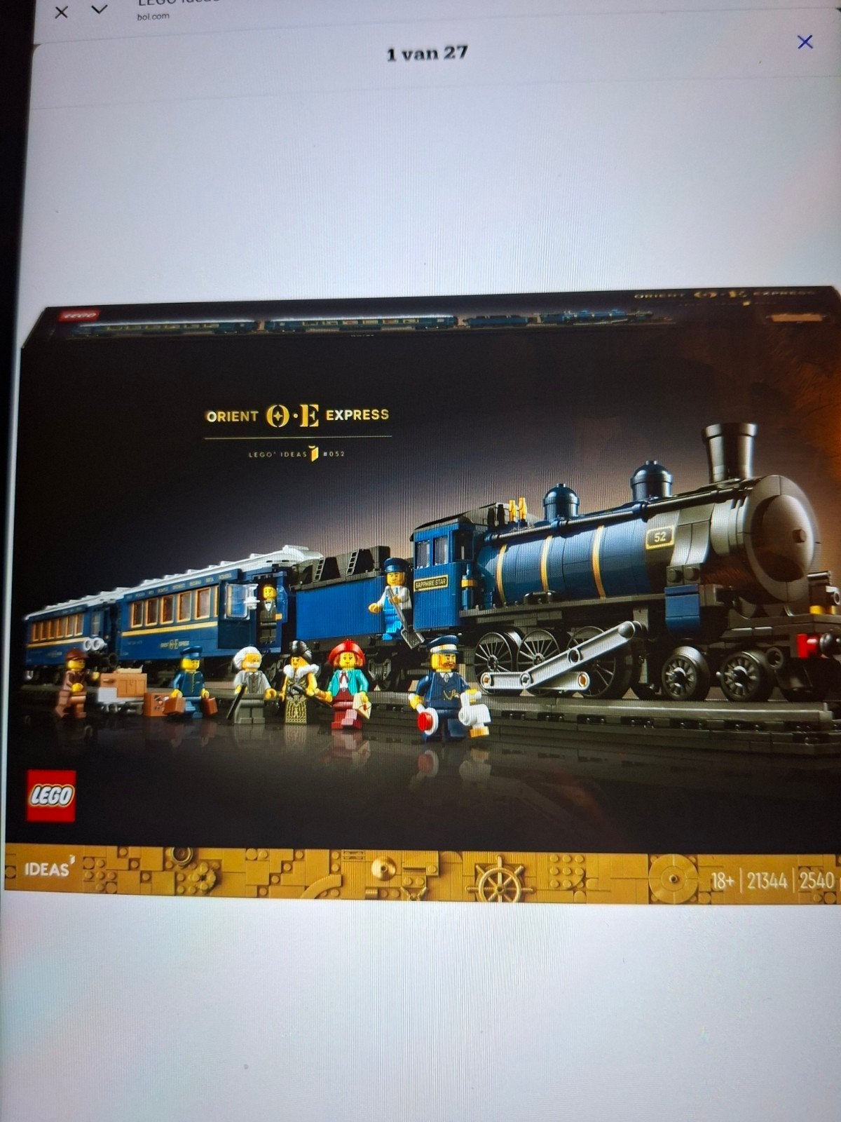 Lego Ideas De Oriënt Express Trein 21344 - Gebouwd, Ophalen of Verzenden, Gebruikt