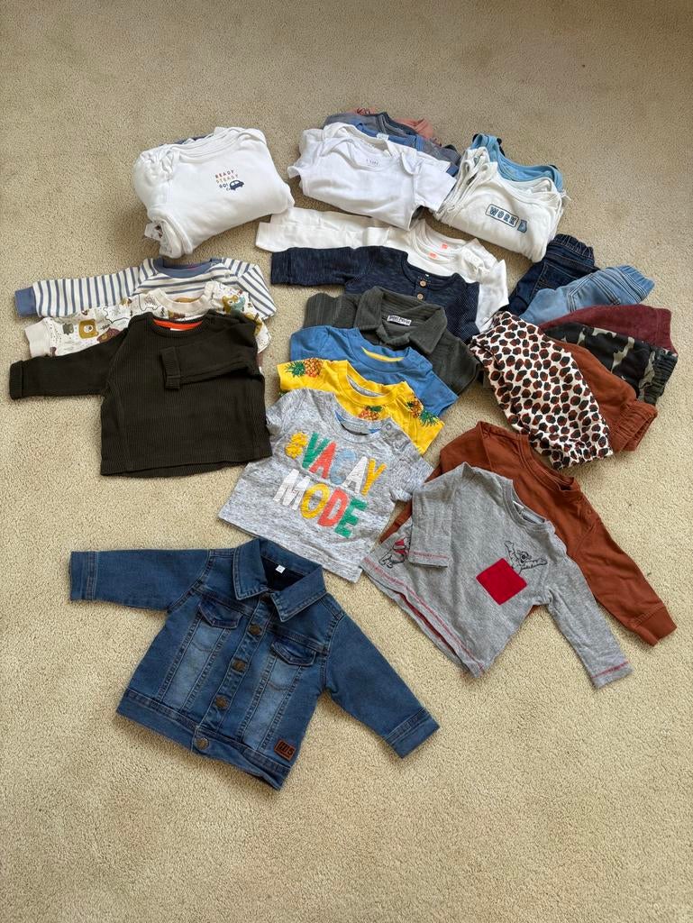Groot kledingpakket voor baby jongens - Maat 62-68 (3-6 mnd), Kinderen en Baby's, Ophalen of Verzenden, Gebruikt, Overige maten