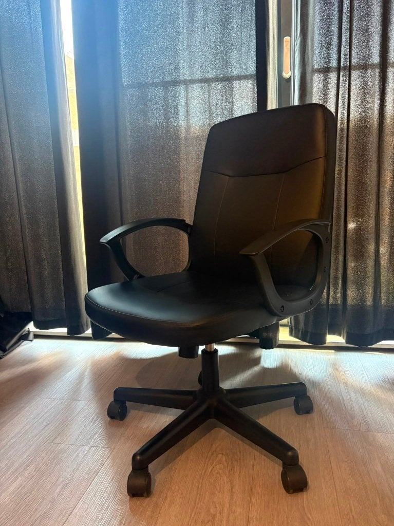 Office chair, Ophalen, Zo goed als nieuw, Zwart, Bureaustoel