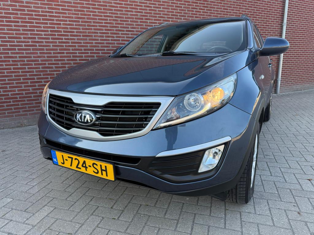 Kia Sportage 2.0 ExecutiveLine / 5-deurs / airco / parkeerse, Gebruikt, 4 cilinders, Blauw, Leder