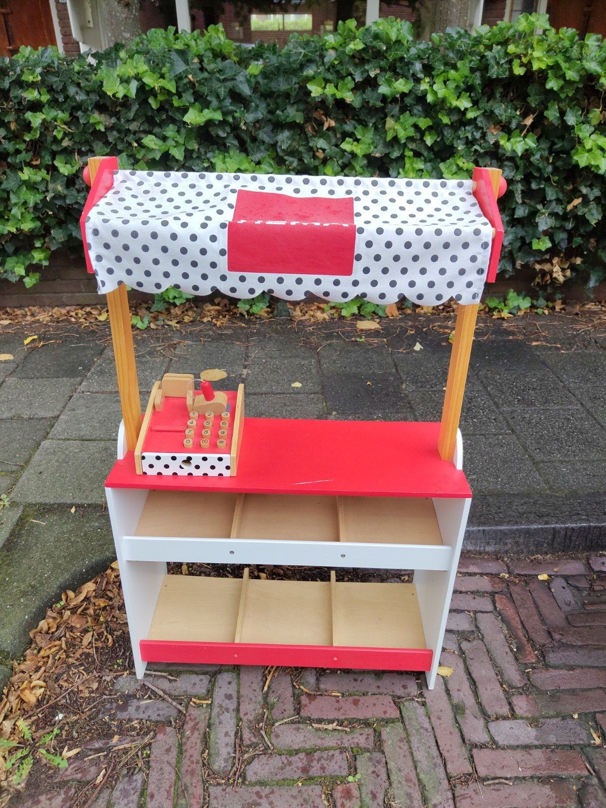 Hema houten winkeltje met kassa, Ophalen, Gebruikt, Jongen of Meisje