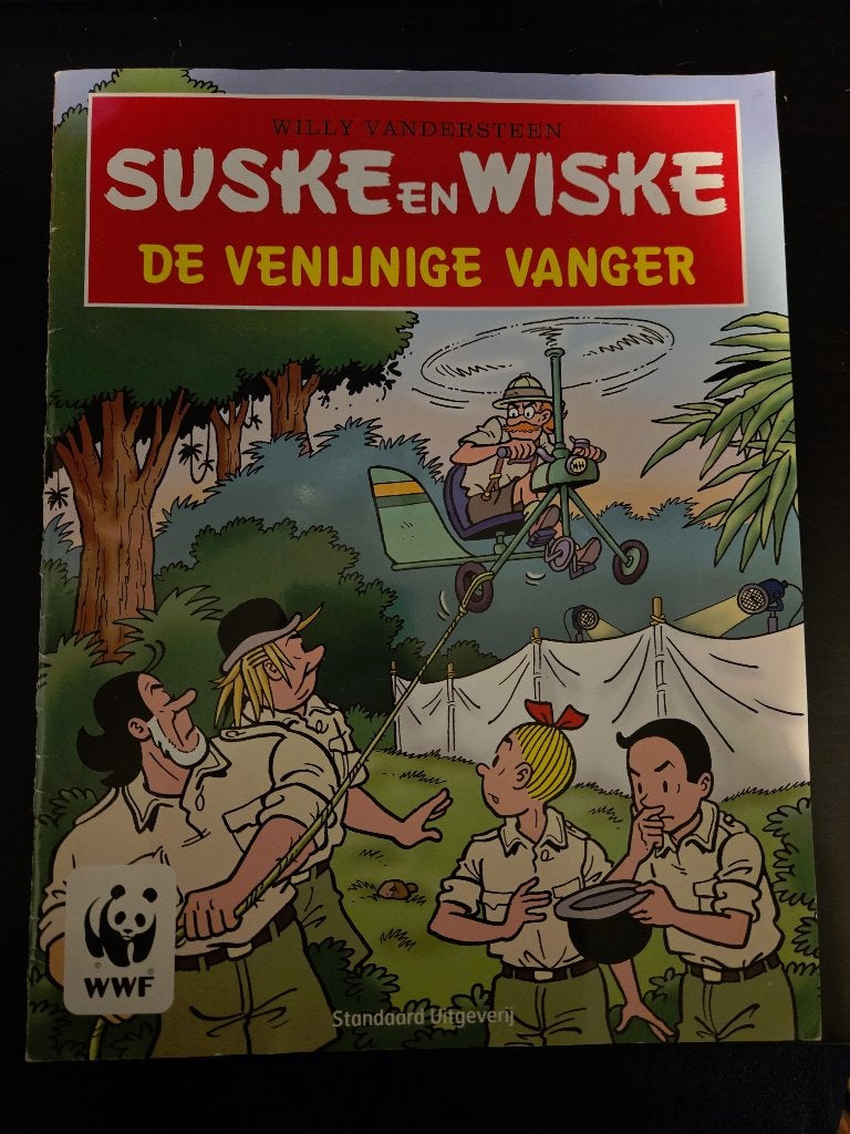 Suske en Wiske - De Venijnige Vanger (stickerboek), W. Vandersteen, Eén stripboek, Ophalen of Verzenden, Zo goed als nieuw