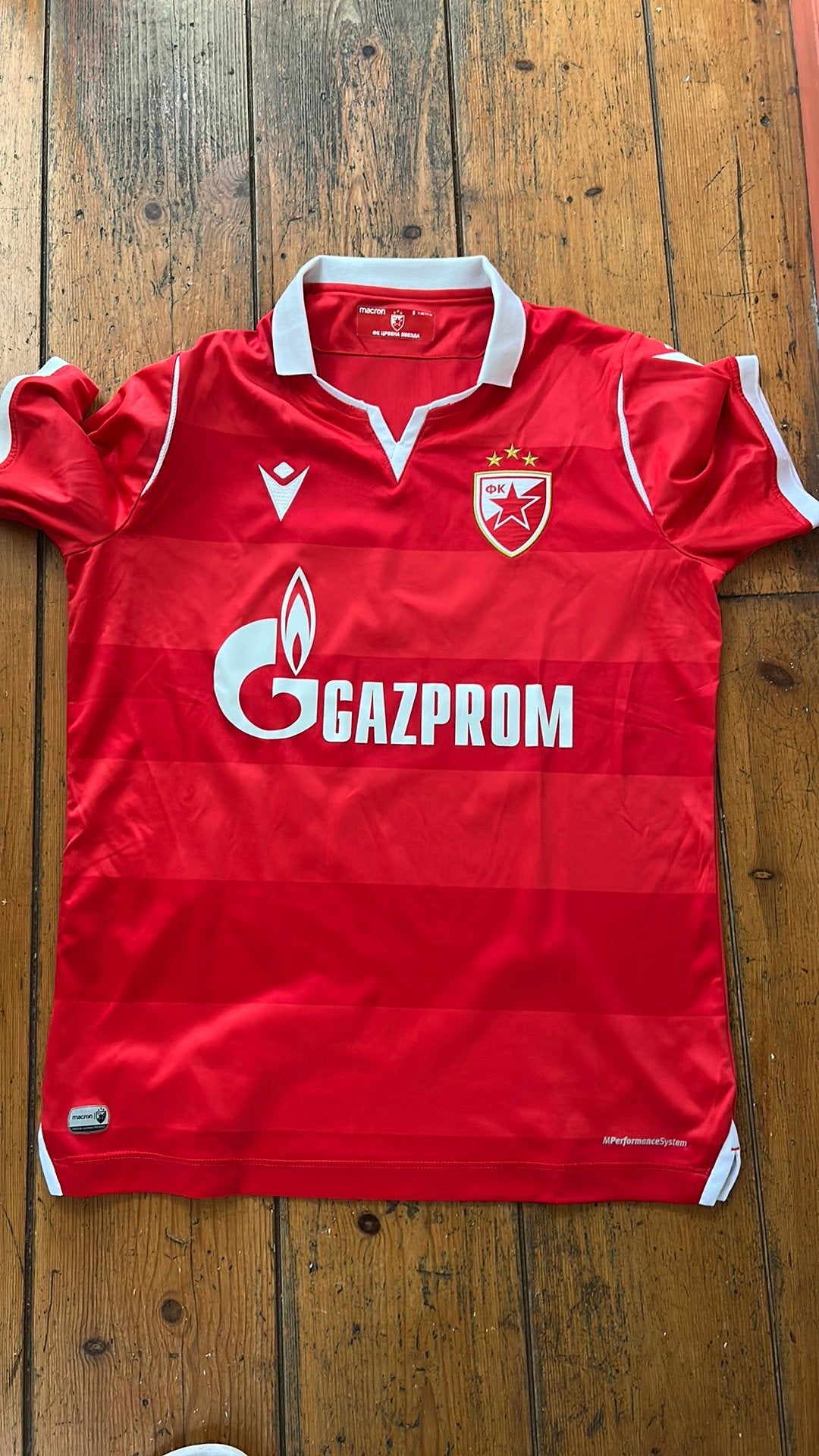 Rode Ster Belgrado voetbal shirt maat S, Ophalen of Verzenden, Zo goed als nieuw, Buitenlandse clubs, Shirt