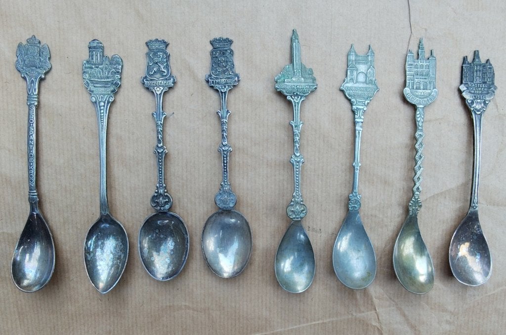 vintage lepeltjes, Ophalen of Verzenden