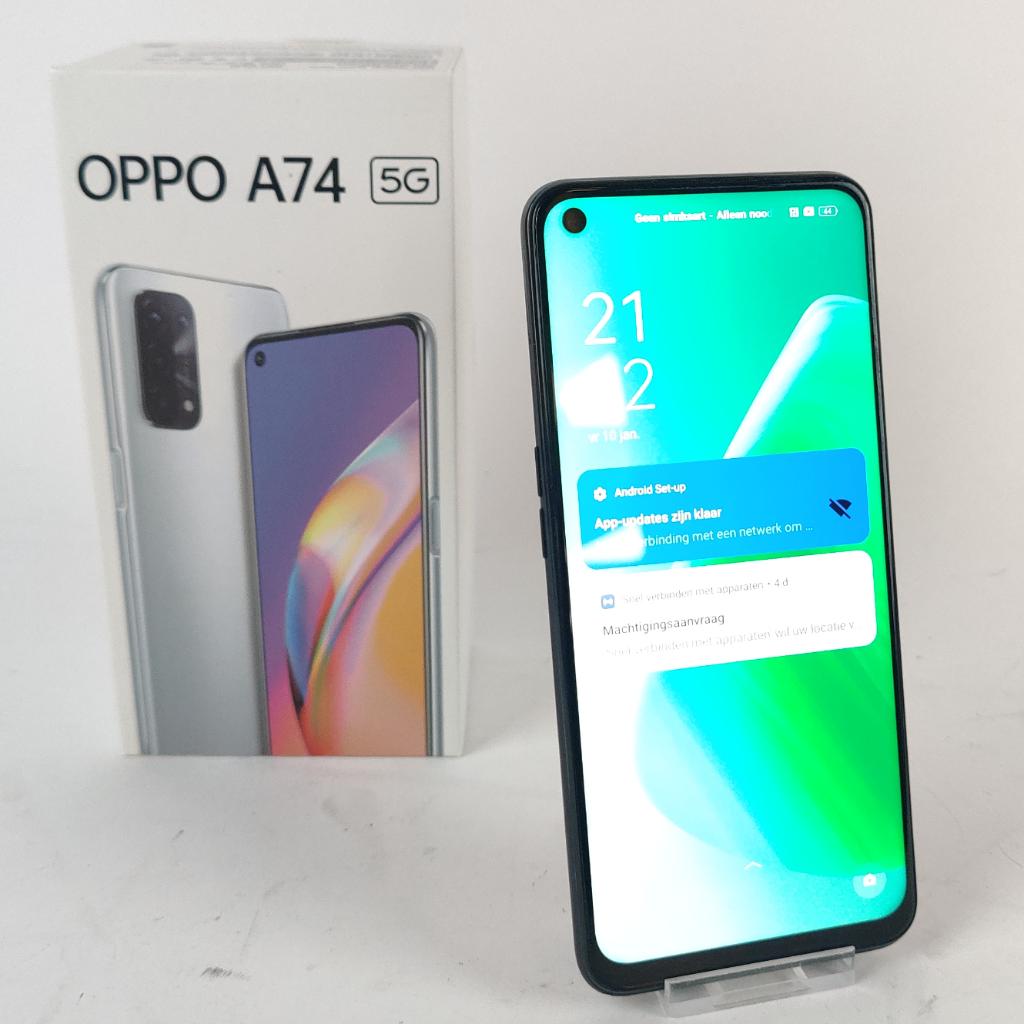 Oppo A74 5G 128gb || Android 11 || Dual-sim || Nu €129.99, Ophalen of Verzenden, Zo goed als nieuw, X, X
