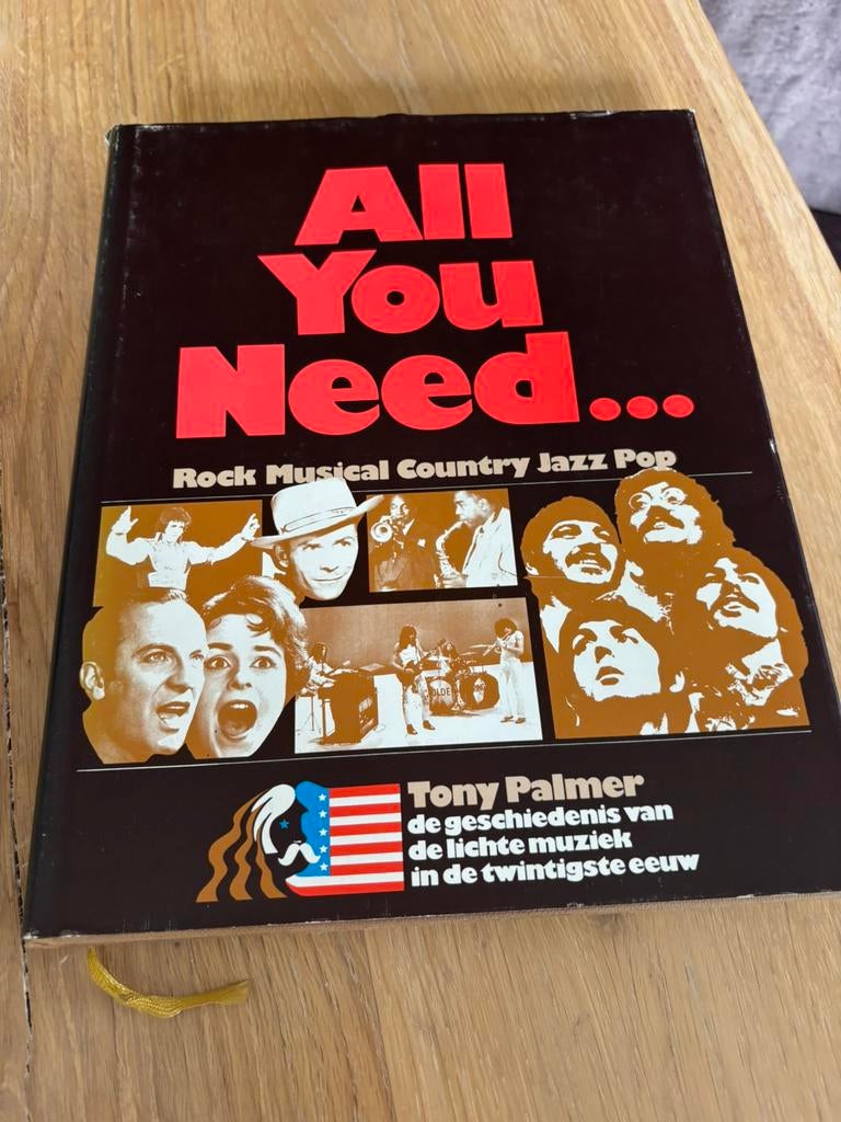 Boek All you need is - Tony Palmer, Ophalen of Verzenden, Zo goed als nieuw