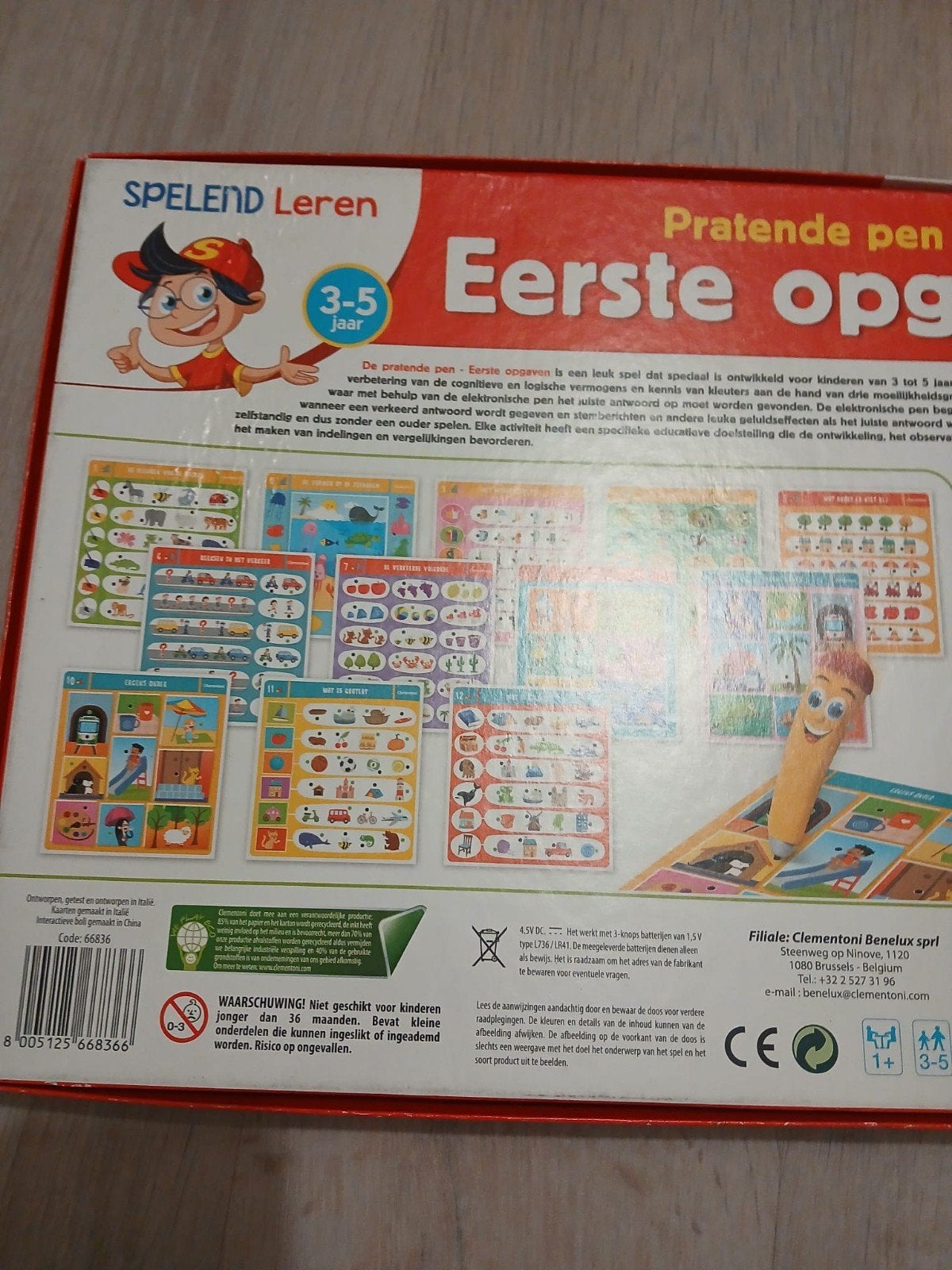 Jumbo Electro Logisch Denken & Clementoni Praten Pen, Ophalen, Gebruikt, Puzzelen, Met licht