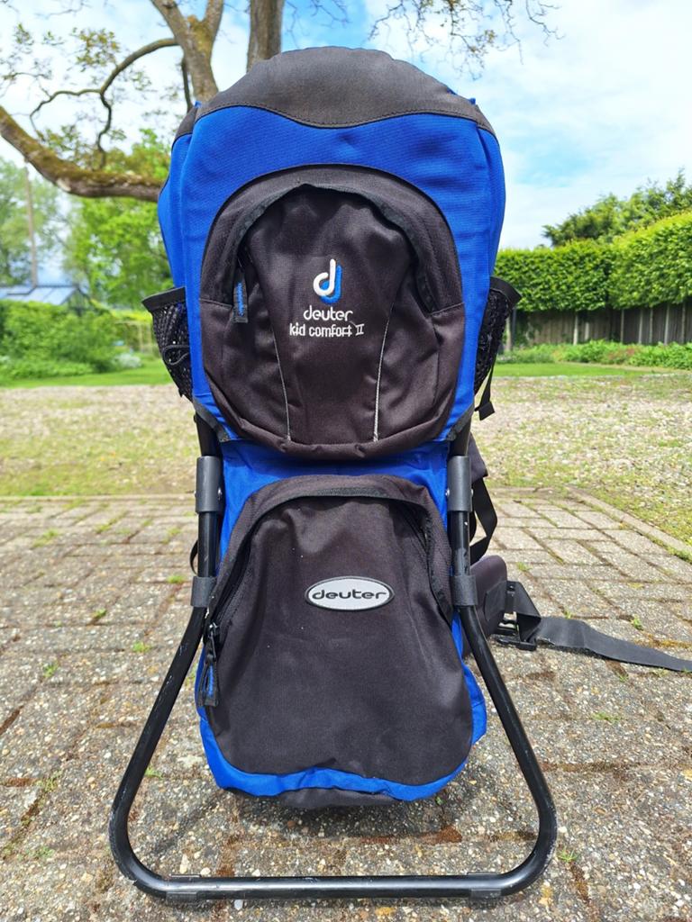 Deuter Kid Comfort II Draagzak - Gebruikt met verkleuring, Kinderen en Baby's, Babydragers en Draagdoeken, Overige merken, Gebruikt