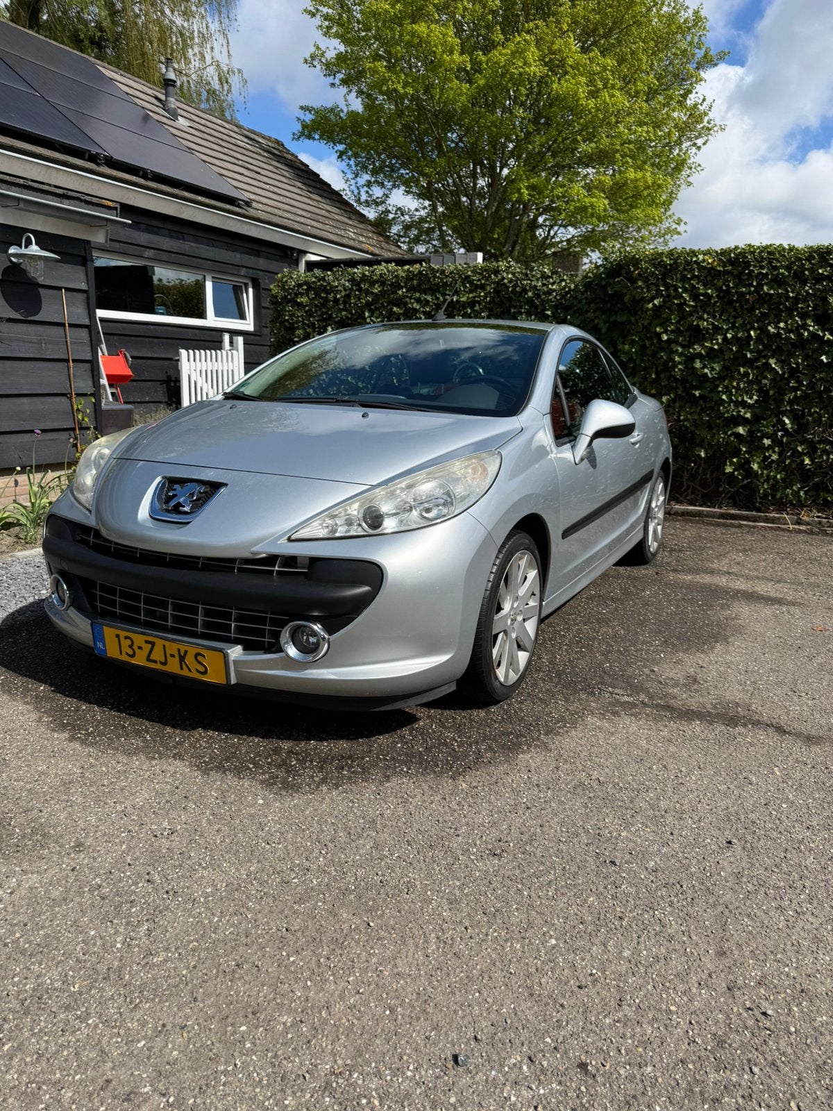 ***CABRIO*** Peugeot 207 1.6 16V CC 110KW 2008 Grijs, Voorwielaandrijving, Zwart, 4 cilinders, Cabriolet