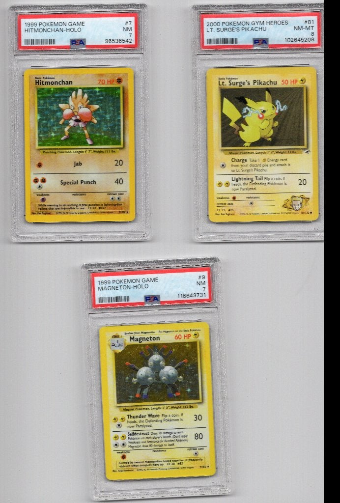 Pokemon Slabs, Hobby en Vrije tijd, Verzamelkaartspellen | Pokémon, Ophalen of Verzenden, Zo goed als nieuw