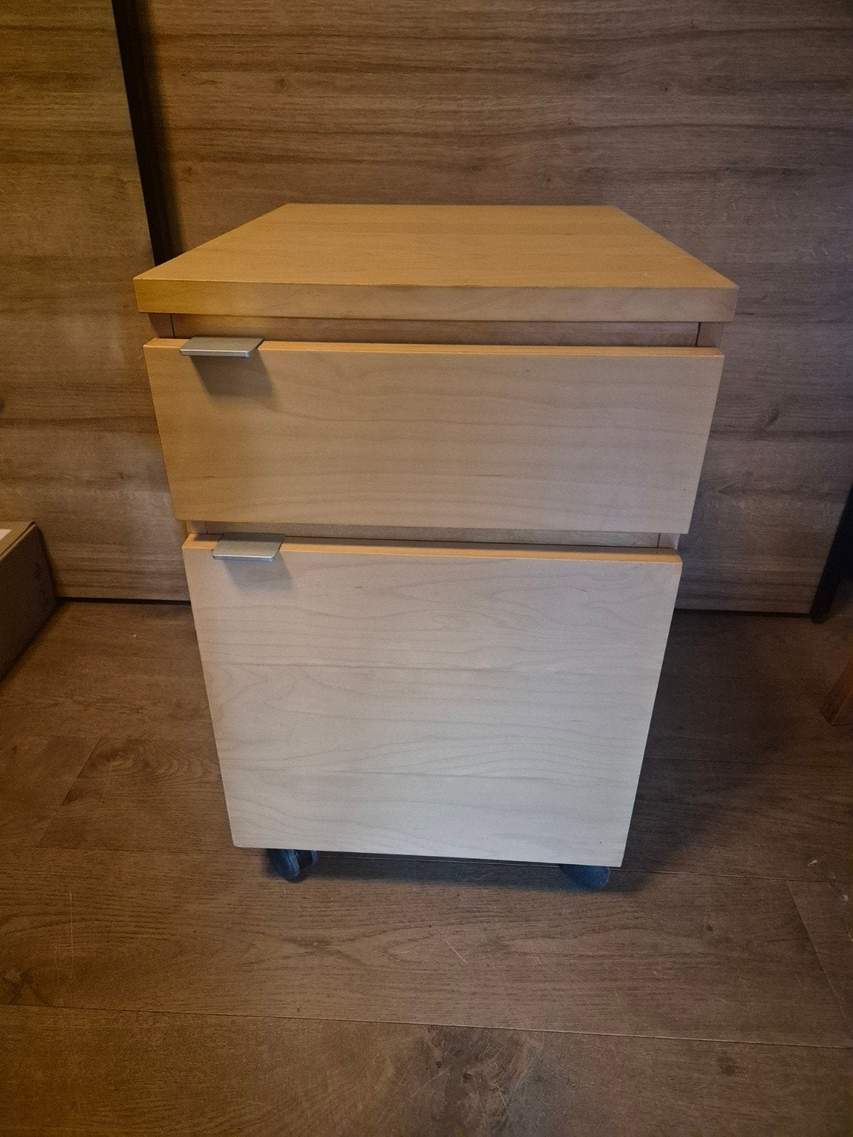Ikea Ladenblok met 2 lades - Licht hout, Ophalen, Gebruikt