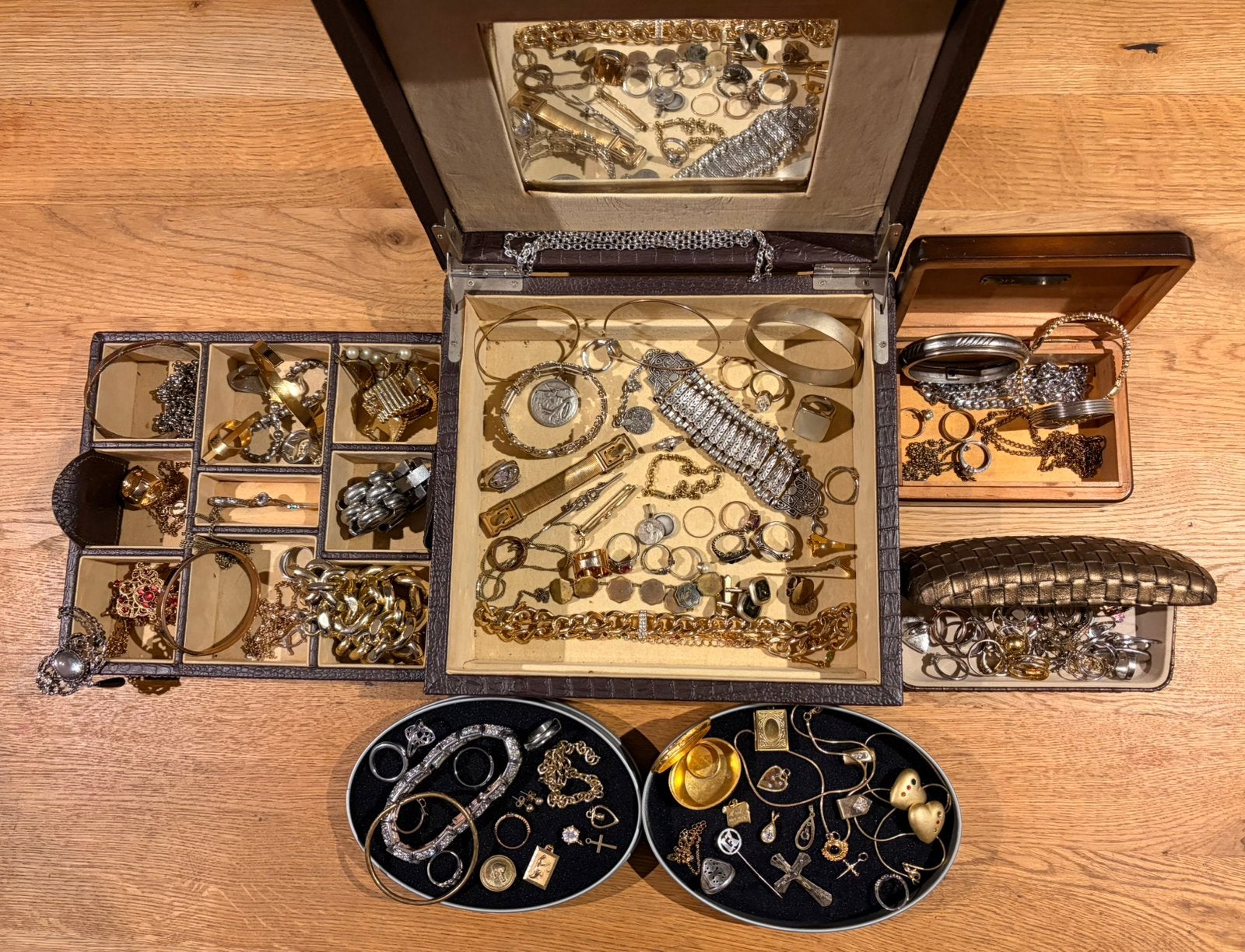 Antieke set sieraden uit boedelruiming, Sieraden, Tassen en Uiterlijk, Verzenden, Overige materialen, Ring