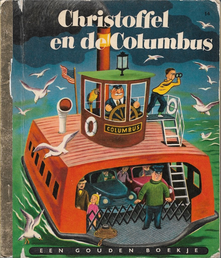 Christoffel en de Columbus=Gouden Boekje-nr.14-goede staat, Ophalen of Verzenden, Zo goed als nieuw, Fictie algemeen