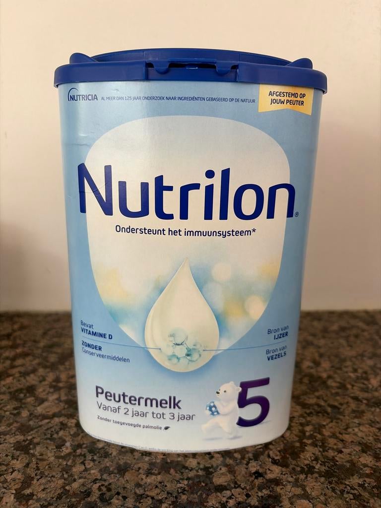 Nutrilon Peuter Melk 5 - Nieuwe verpakking, 3 schepjes uit, Ophalen, Zo goed als nieuw, Overige typen