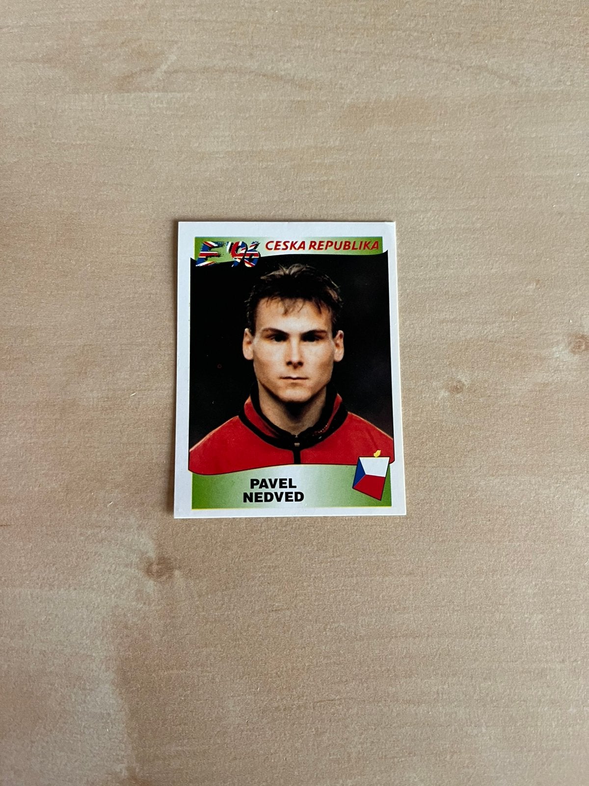 Panini EK1996 Nedved Nr227, Ophalen of Verzenden, Zo goed als nieuw, Sticker