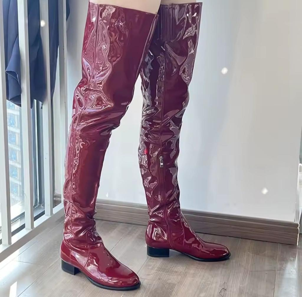 Prachtige Bordeaux Dijlaarzen, tm 50!, Kleding | Dames, Schoenen, Verzenden, Nieuw, Hoge laarzen