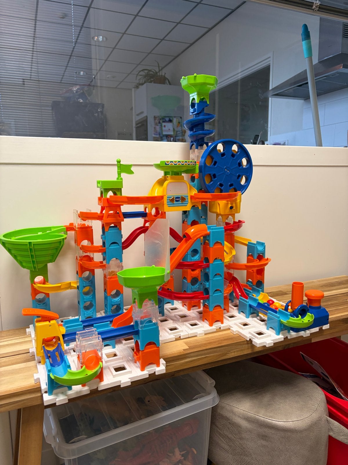 VTech Knikkerbaan Marble Rush Ultimate XL Compleet, Ophalen of Verzenden, Zo goed als nieuw, Overige merken