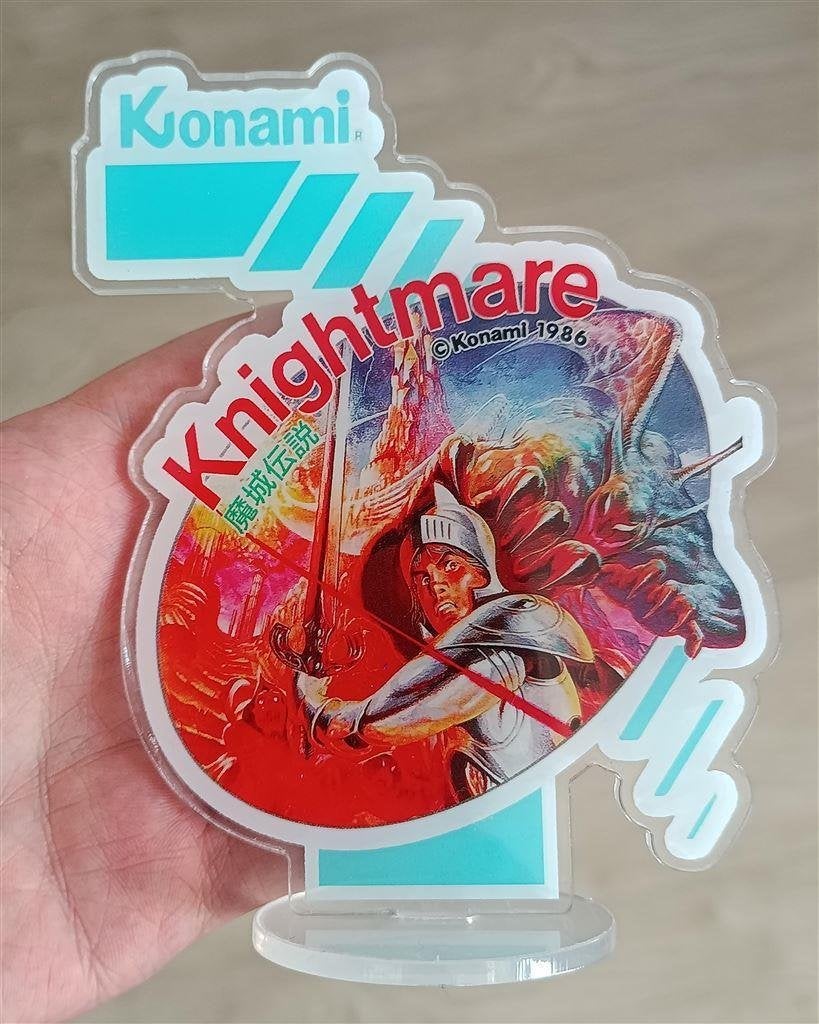 KNIGHTMARE msx Konami Acrylic Display Game Stand, 1 speler, Verzenden, Nieuw, Vanaf 3 jaar