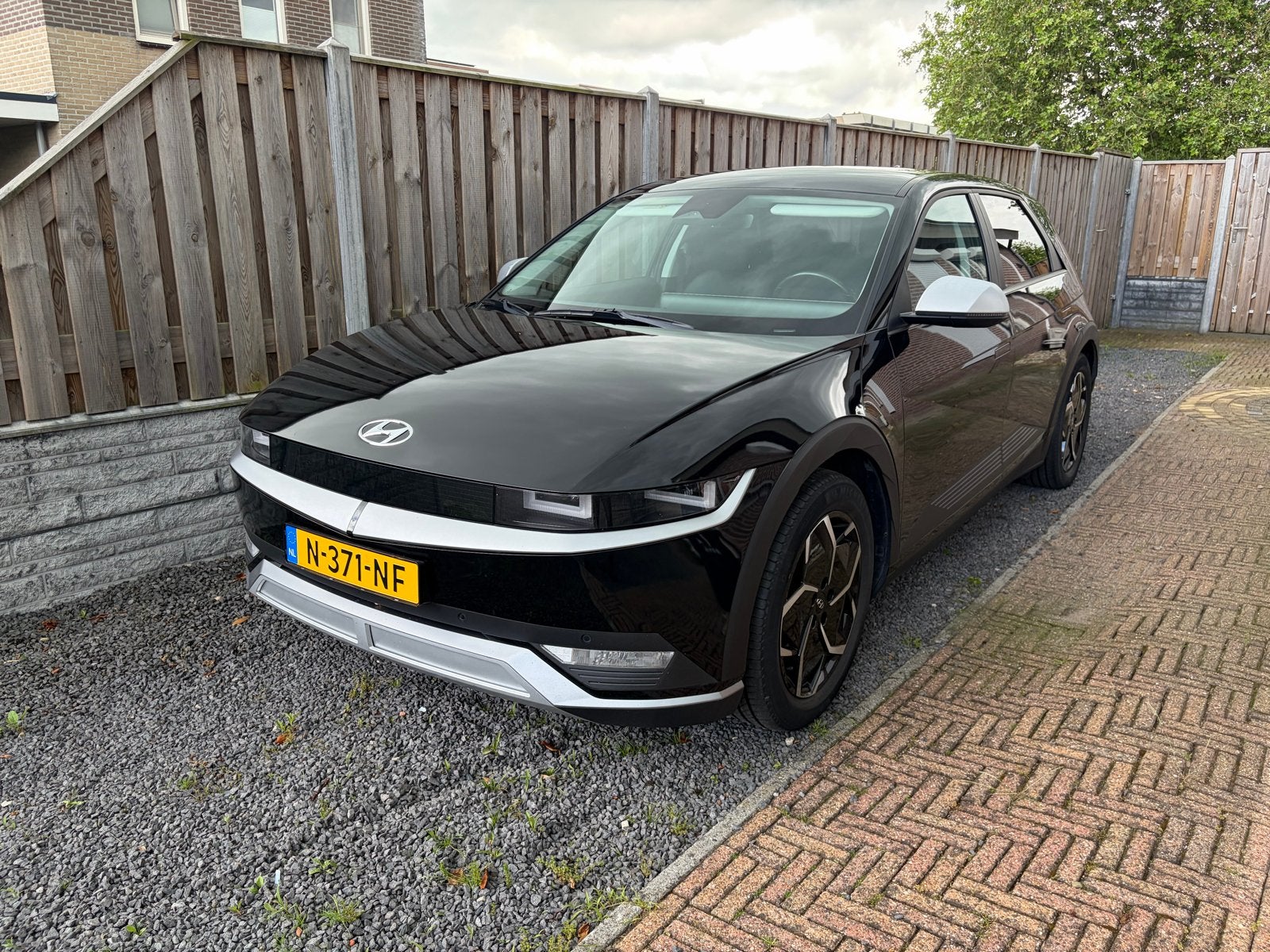 Hyundai IONIQ 5 73 kWh 217pk RWD 2021 Zwart, Auto's, Automaat, Achterwielaandrijving, Zwart, Origineel Nederlands