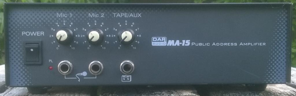 Krachtpatsertje 15 Watt, 12 Volt en 230 Volt, Watersport en Boten, Gebruikt, Communicatie, DAP MA15, Ophalen of Verzenden