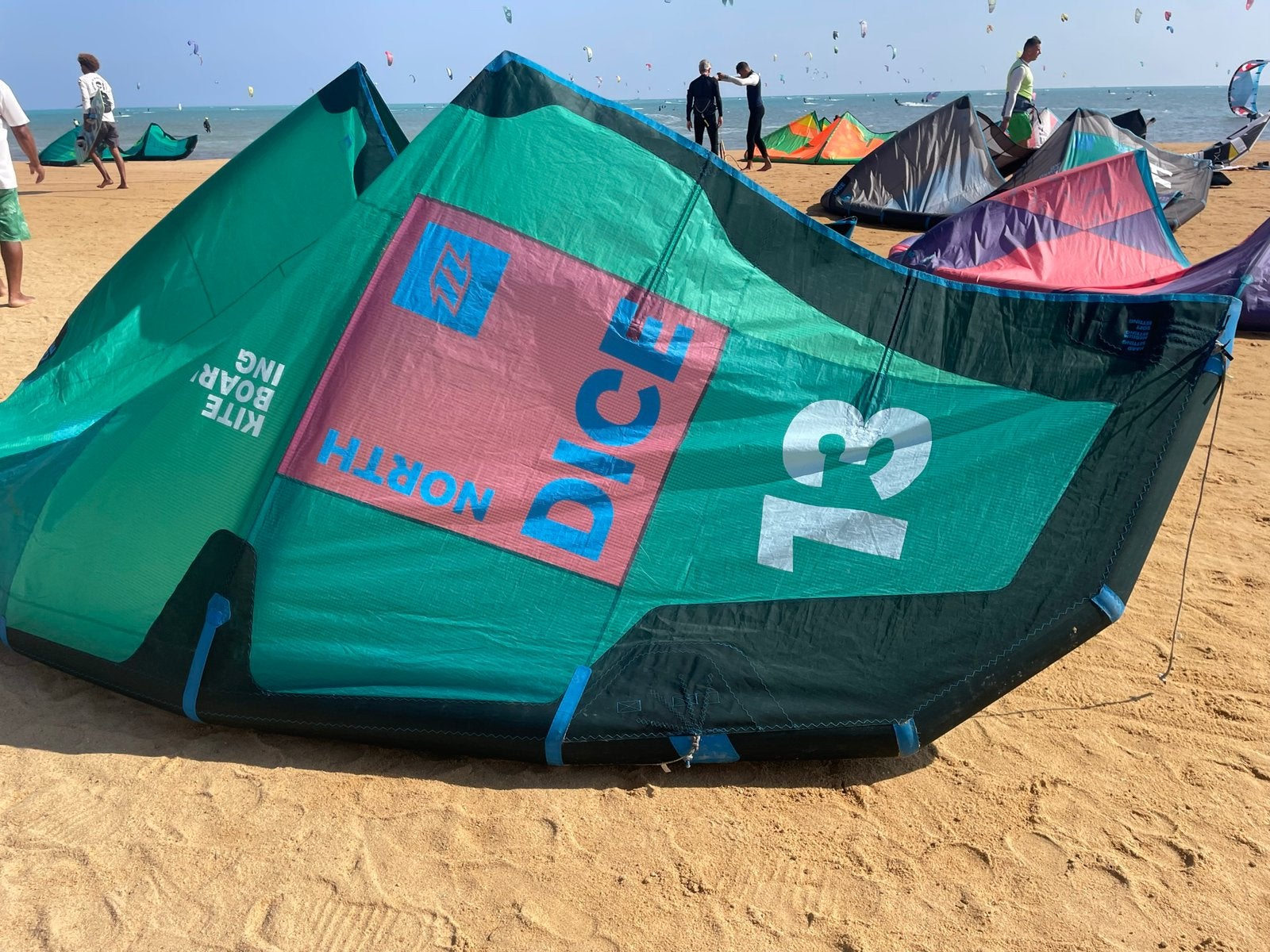 North duotone dice 13m, Watersport en Boten, Geen board, Ophalen of Verzenden, Zo goed als nieuw, 13 m²