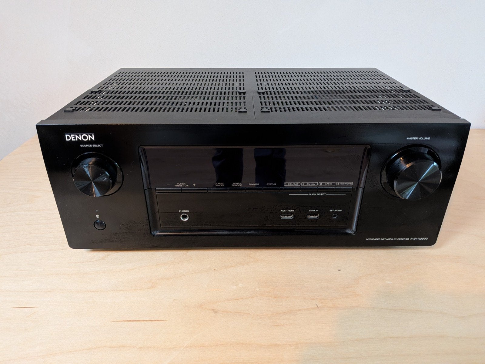 Denon AVR-X2000 AV Receiver - 7.1 Surround Sound, Ophalen, Denon, Zo goed als nieuw, 120 watt of meer