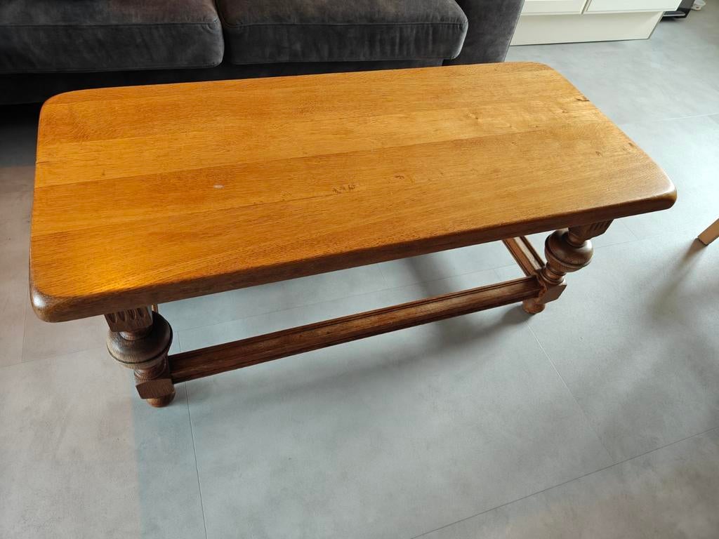 Mooie houten salontafel 119x54x50 cm, Ophalen