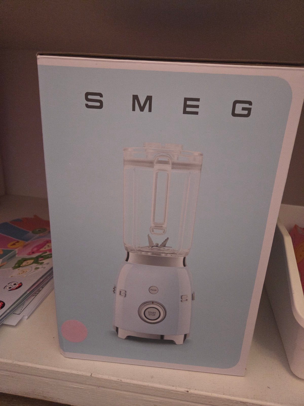 Nieuwe Smeg Blender - Roze, Witgoed en Apparatuur, Ophalen of Verzenden, Nieuw, Blender