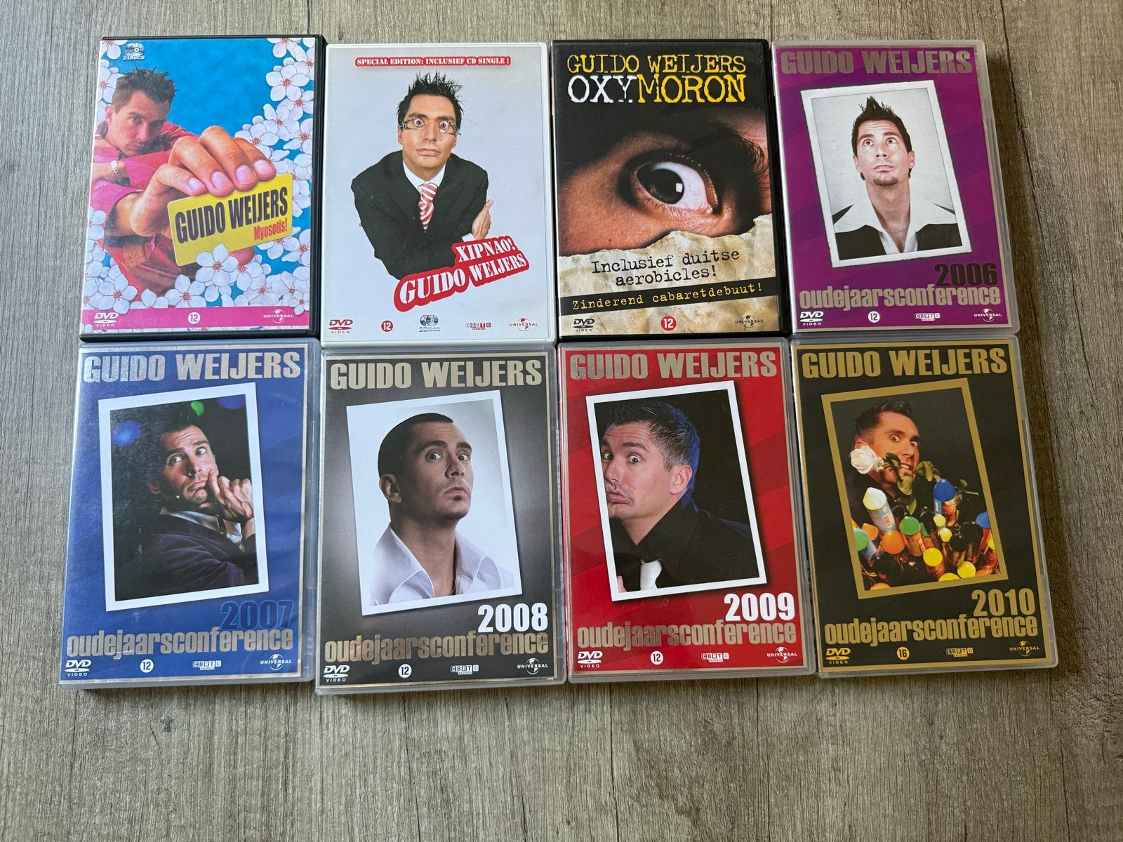 Guido Weijers DVD collectie, Guido Weijers, Nederlands, Verzamelbox of complete uitgave, Vanaf 12 jaar