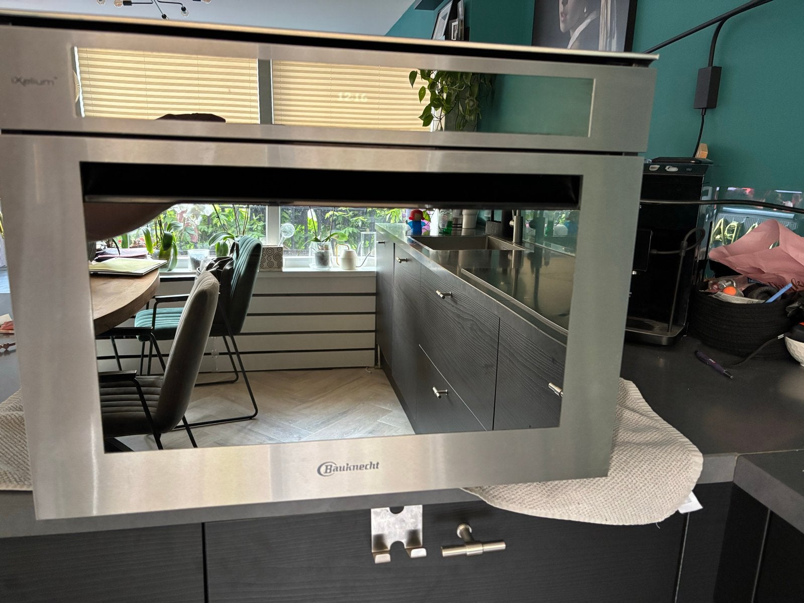 Bauknecht Combimagnetron oven- 59.5x45.5x60 cm - Gebruikt, Ophalen, 45 tot 50 cm, Bauknecht, Gebruikt