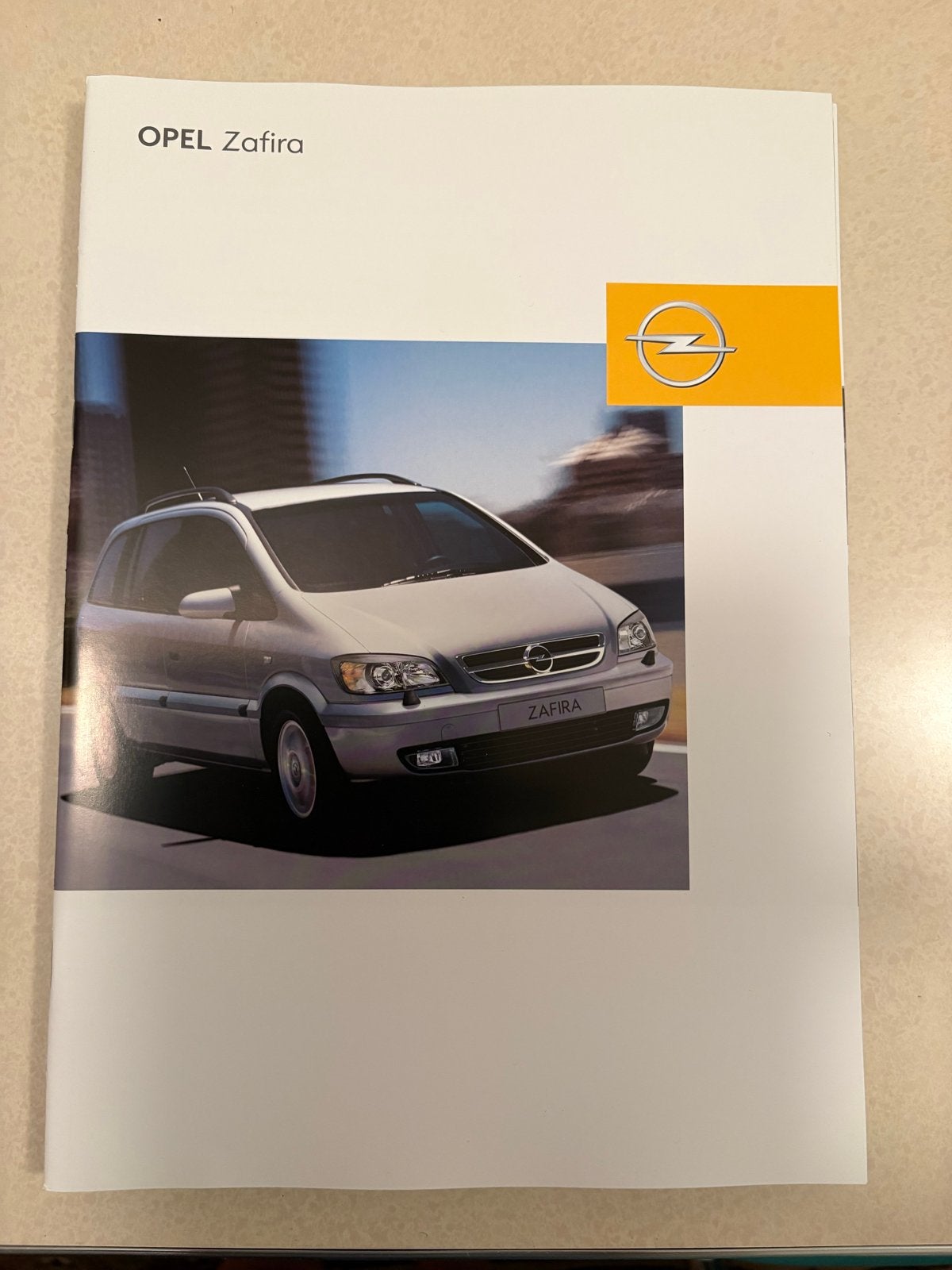 Opel Zafira brochure in nieuw staat, Ophalen of Verzenden, Nieuw, Opel